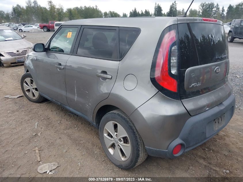 2015 KIA SOUL BASE - KNDJN2A24F7234448