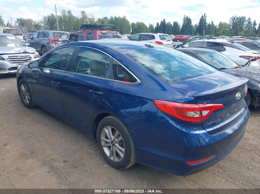 2017 HYUNDAI SONATA 2.4L - 5NPE24AF5HH448369