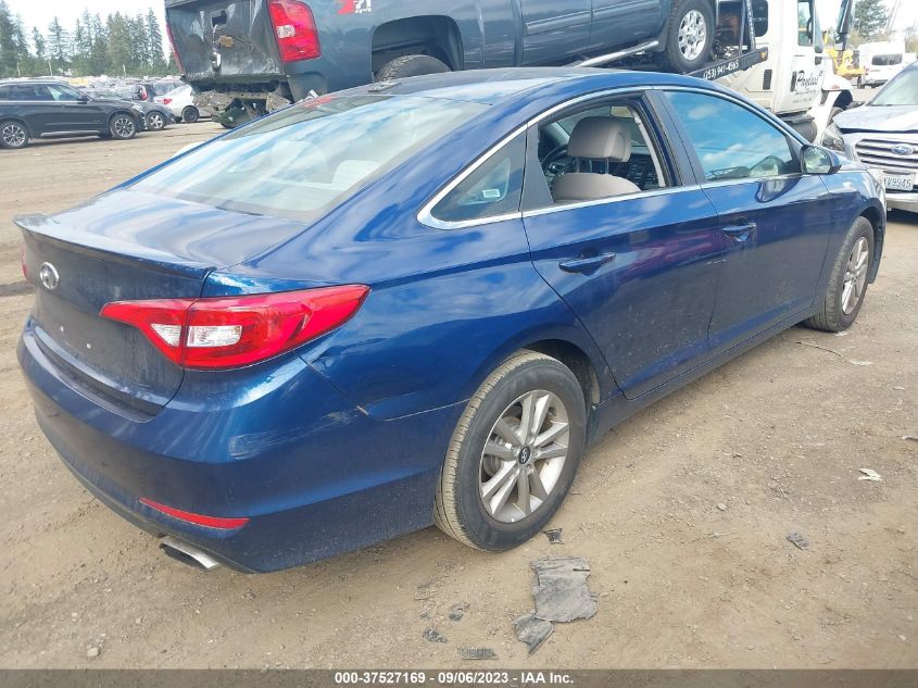 2017 HYUNDAI SONATA 2.4L - 5NPE24AF5HH448369