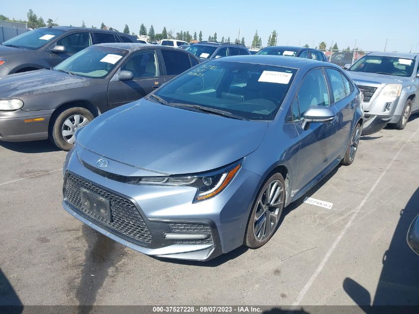 VIN 5YFP4MCE8MP062162 2021 TOYOTA COROLLA SE/APEX SE