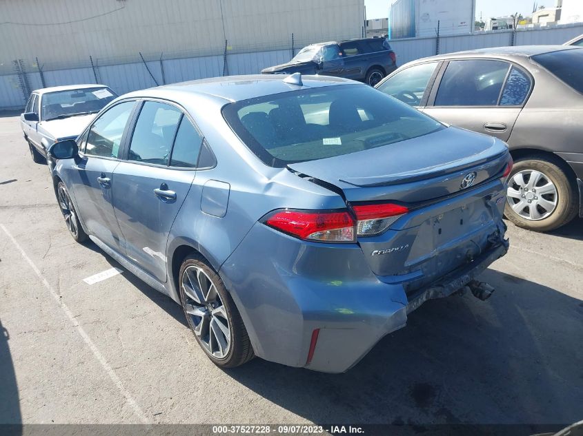 VIN 5YFP4MCE8MP062162 2021 TOYOTA COROLLA SE/APEX SE