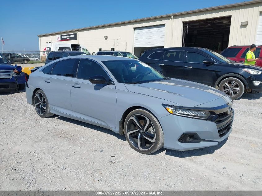 VIN 1HGCV1F49MA068085 Honda Accord Sedan SPORT SE 2021