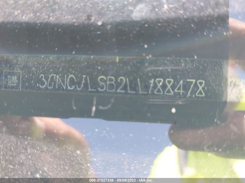 2020 CHEVROLET TRAX LT - 3GNCJLSB2LL188478