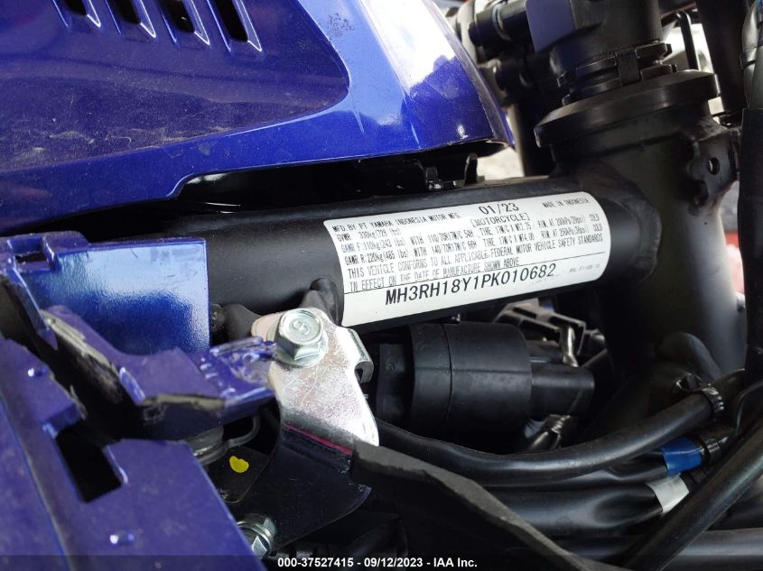2023 YAMAHA YZFR3 A MH3RH18Y1PK010682