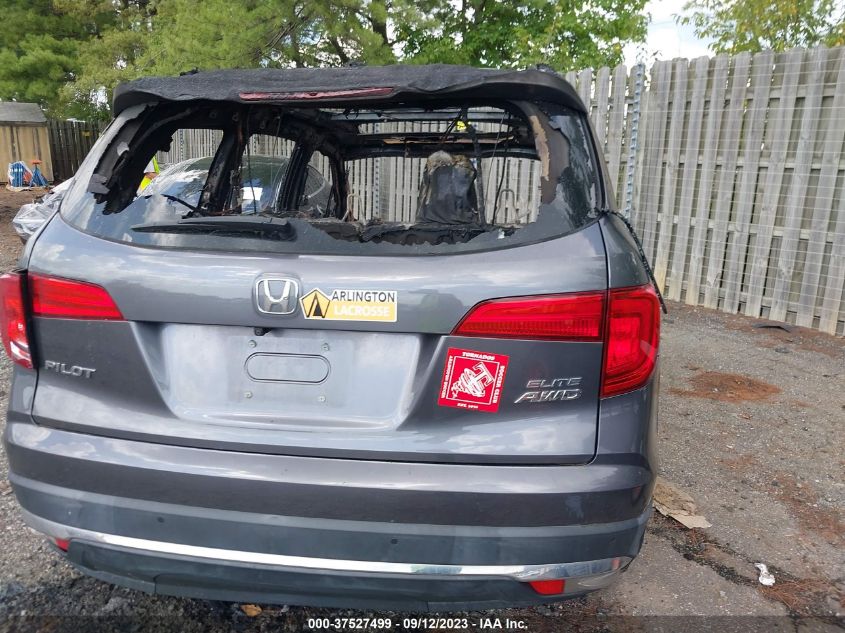 2018 HONDA PILOT ELITE - 5FNYF6H00JB069931