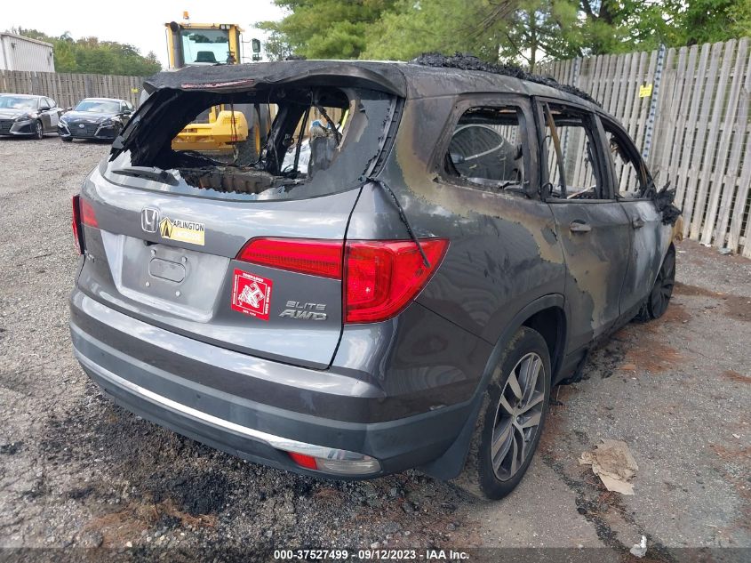 2018 HONDA PILOT ELITE - 5FNYF6H00JB069931
