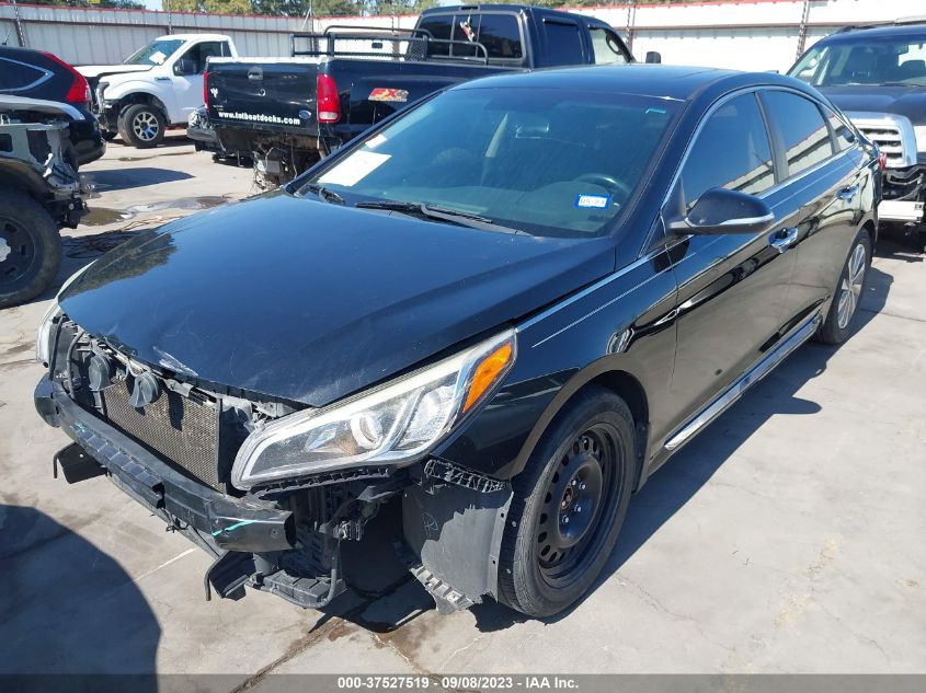 VIN 5NPE34AF4HH475317 2017 HYUNDAI SONATA SPORT