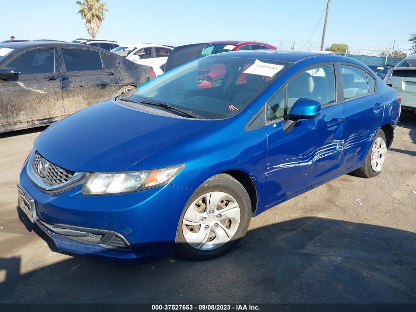 2013 HONDA CIVIC SDN LX - 19XFB2F56DE230187