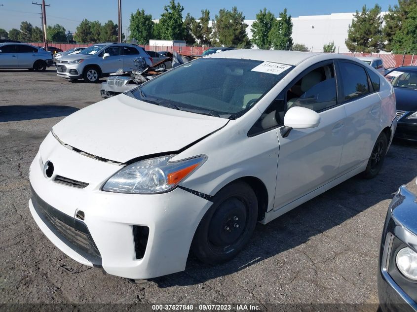 2014 TOYOTA PRIUS FOUR/FIVE/THREE/ONE/TWO - JTDKN3DU7E0356557