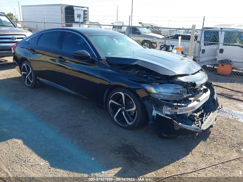 2021 HONDA ACCORD SEDAN SPORT - 1HGCV1F34MA098117