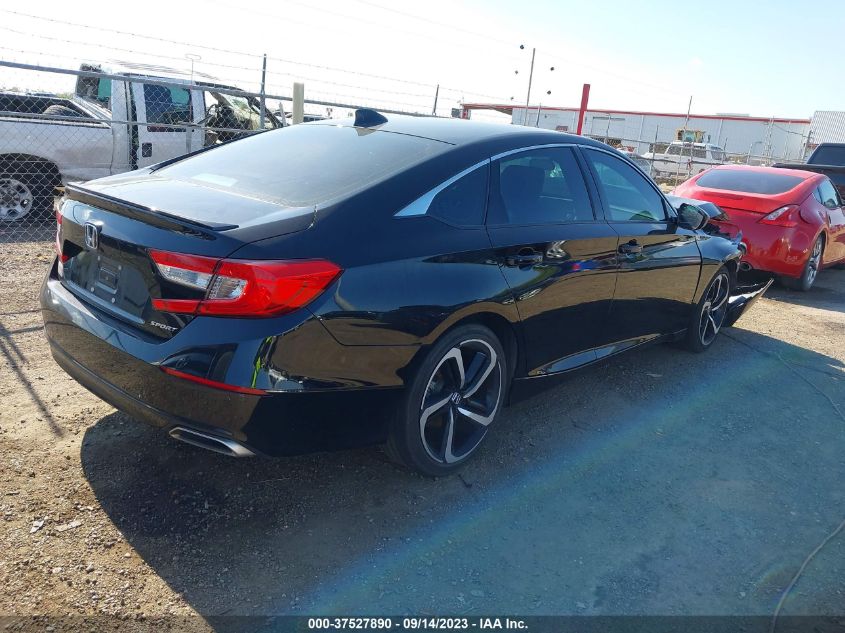 2021 HONDA ACCORD SEDAN SPORT - 1HGCV1F34MA098117