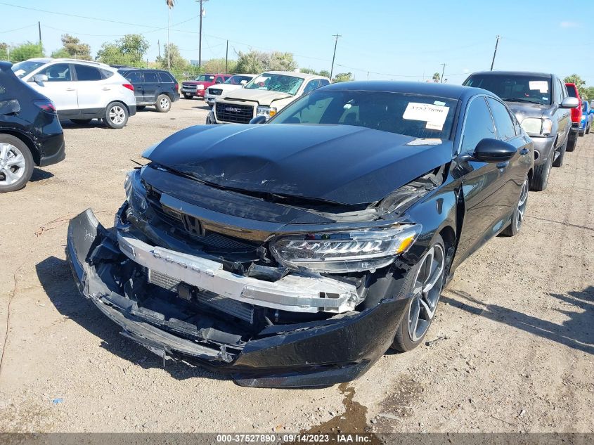 2021 HONDA ACCORD SEDAN SPORT - 1HGCV1F34MA098117