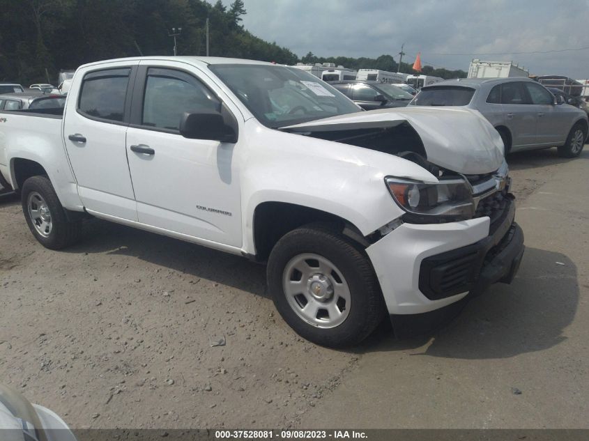 2021 CHEVROLET COLORADO 4WD WORK TRUCK - 1GCGTBEN7M1108010