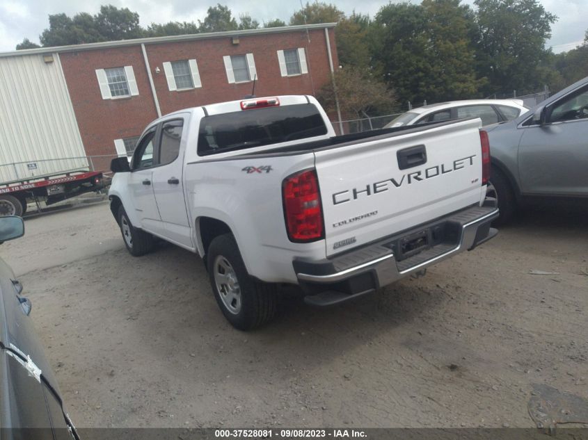 2021 CHEVROLET COLORADO 4WD WORK TRUCK - 1GCGTBEN7M1108010