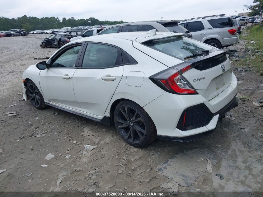 2018 HONDA CIVIC HATCHBACK SPORT - SHHFK7H45JU417992
