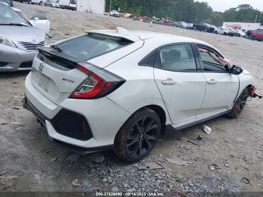 2018 HONDA CIVIC HATCHBACK SPORT - SHHFK7H45JU417992