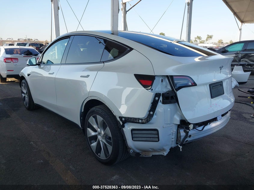VIN 5YJYGDEE7MF244990 2021 TESLA MODEL Y