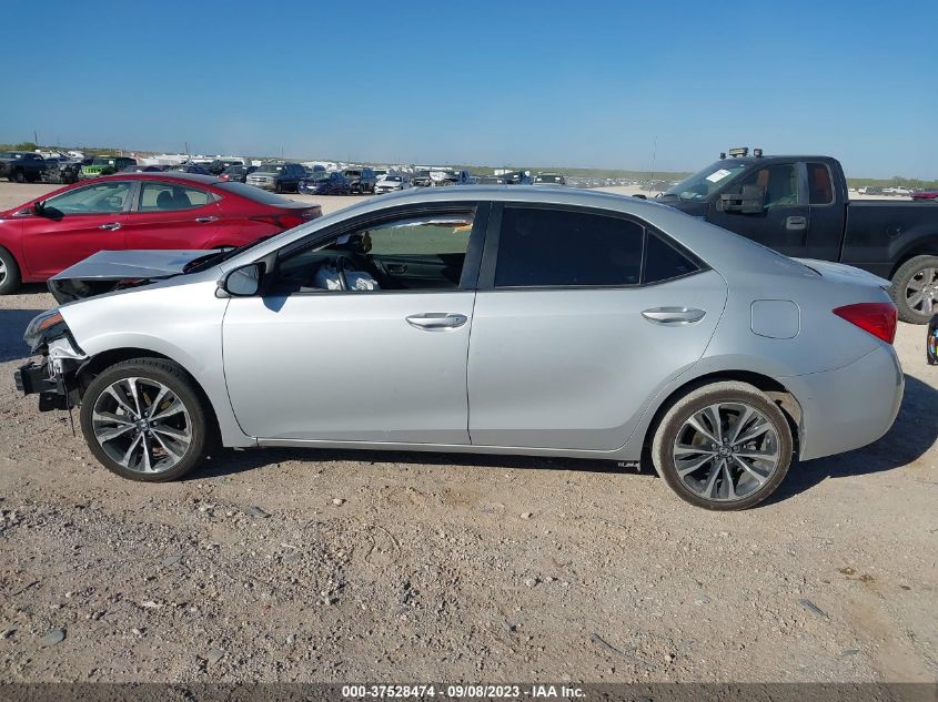 2017 TOYOTA COROLLA L/LE/XLE/SE - 2T1BURHE7HC787998