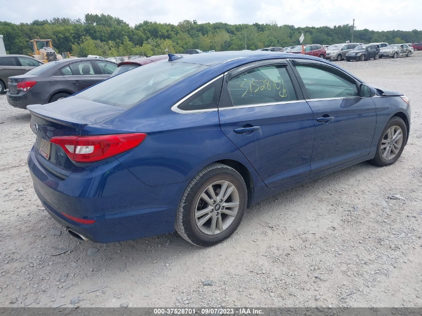 2015 HYUNDAI SONATA 2.4L SE - 5NPE24AF5FH220871