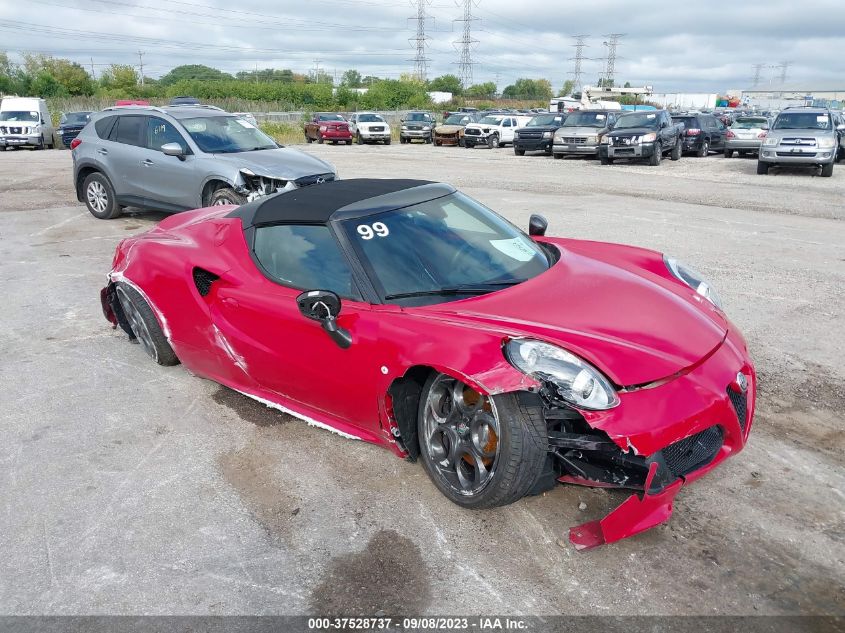 2020 ALFA ROMEO 4C SPIDER ZARBAAB41LM357959