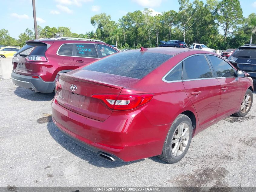 2015 HYUNDAI SONATA SE - 5NPE24AF8FH075003