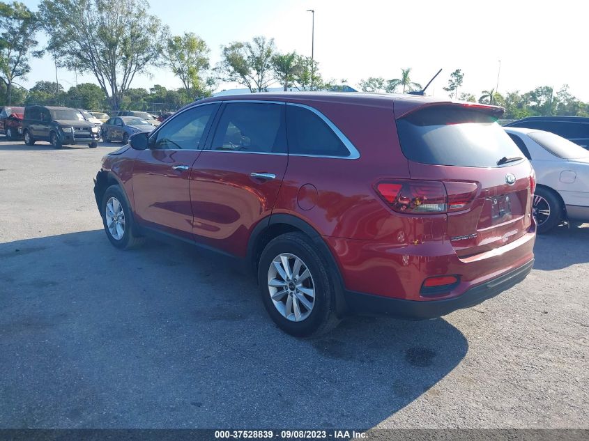 2019 KIA SORENTO L/LX - 5XYPG4A32KG576079