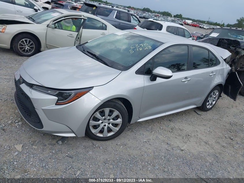 VIN JTDEPMAE2MJ176390 2021 TOYOTA COROLLA LE