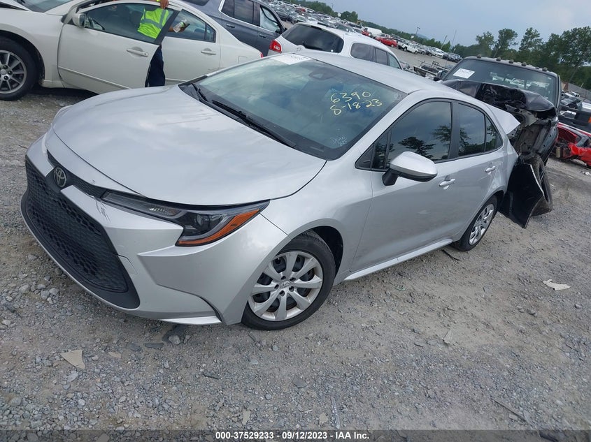 VIN JTDEPMAE2MJ176390 2021 TOYOTA COROLLA LE