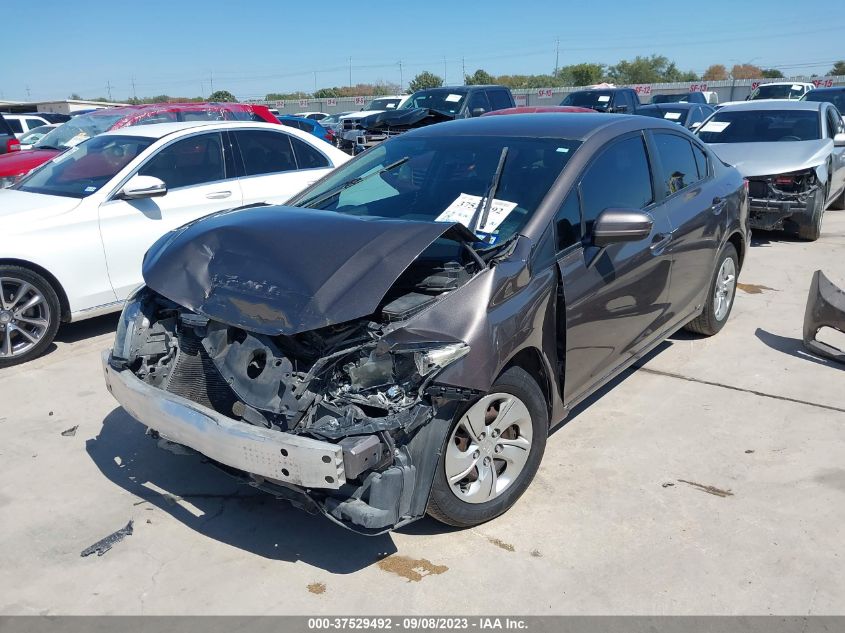 2015 HONDA CIVIC SEDAN LX - 19XFB2F52FE009026