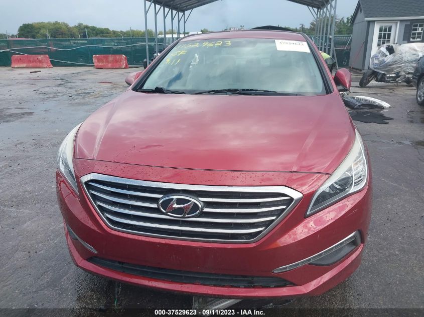 2015 HYUNDAI SONATA 2.4L SE - 5NPE24AF5FH145976