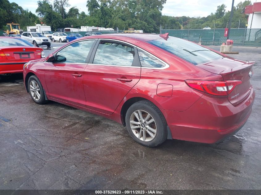 2015 HYUNDAI SONATA 2.4L SE - 5NPE24AF5FH145976