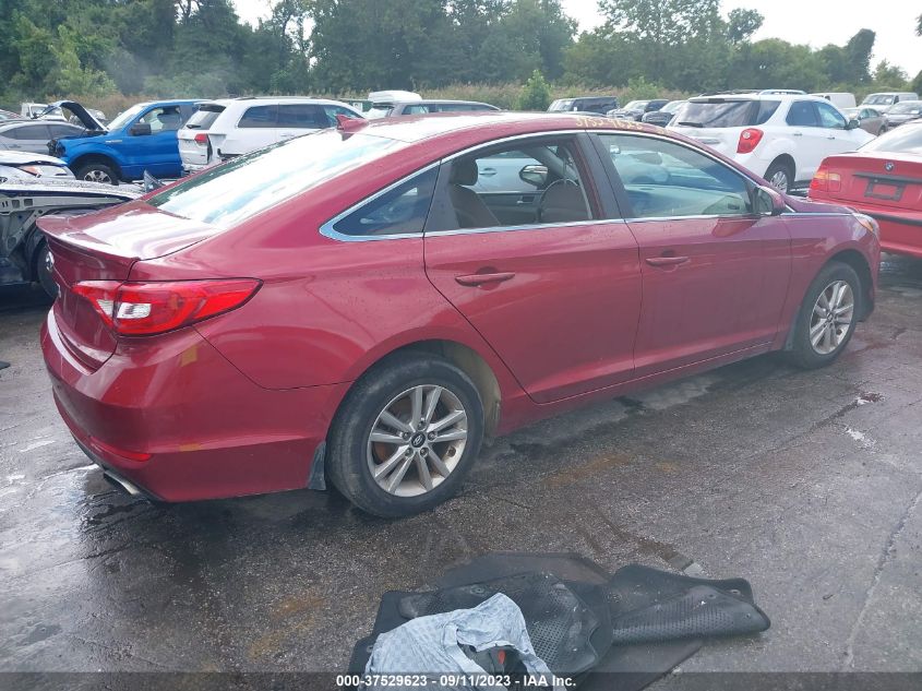 2015 HYUNDAI SONATA 2.4L SE - 5NPE24AF5FH145976