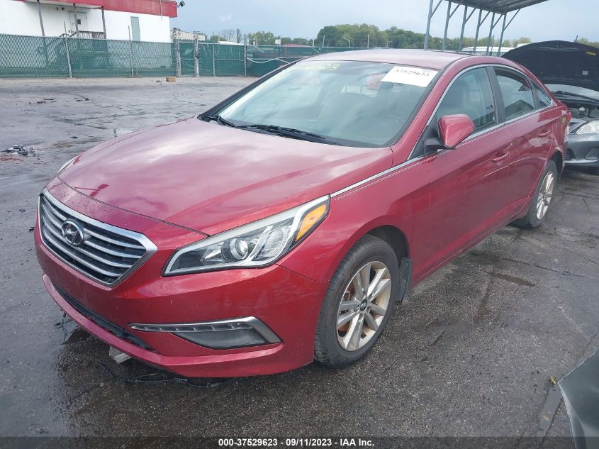 2015 HYUNDAI SONATA 2.4L SE - 5NPE24AF5FH145976