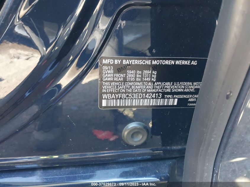 2014 BMW 7 SERIES 750LI XDRIVE - WBAYF8C53ED142413