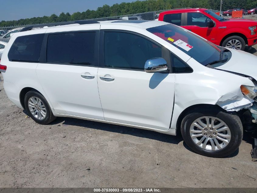 2014 TOYOTA SIENNA XLE/XLE AAS/LTD - 5TDYK3DCXES472262