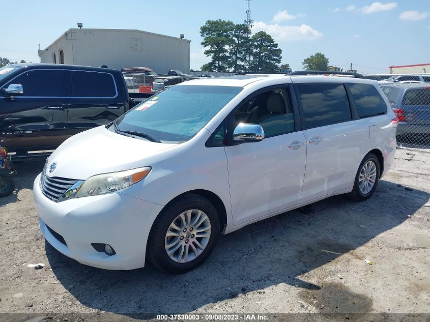 2014 TOYOTA SIENNA XLE/XLE AAS/LTD - 5TDYK3DCXES472262