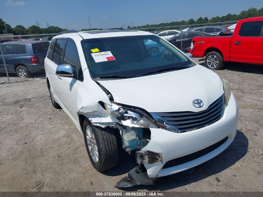 2014 TOYOTA SIENNA XLE/XLE AAS/LTD - 5TDYK3DCXES472262