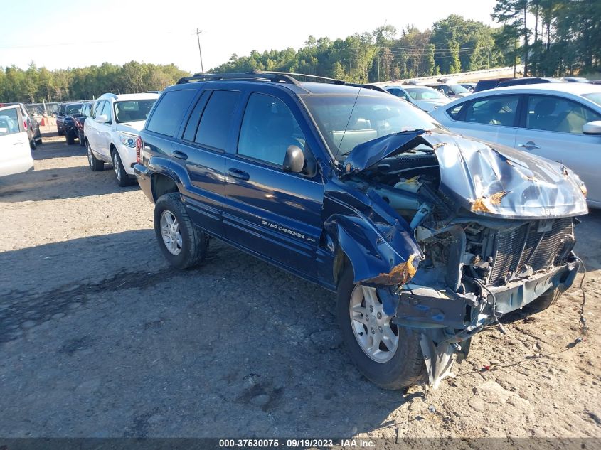 Lot #2534662009 2000 JEEP GRAND CHEROKEE LIMITED salvage car