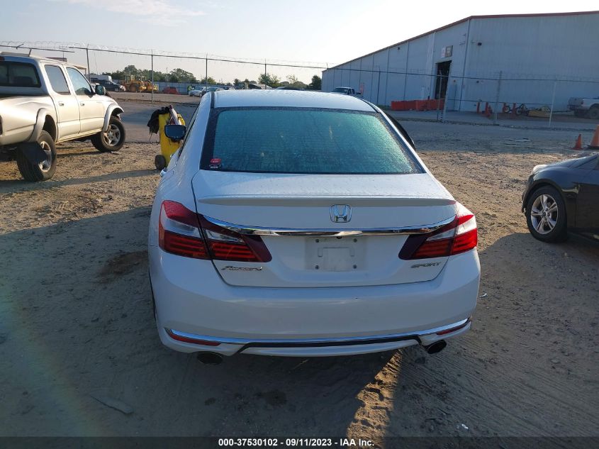 2016 HONDA ACCORD SEDAN SPORT - 1HGCR2F60GA172805