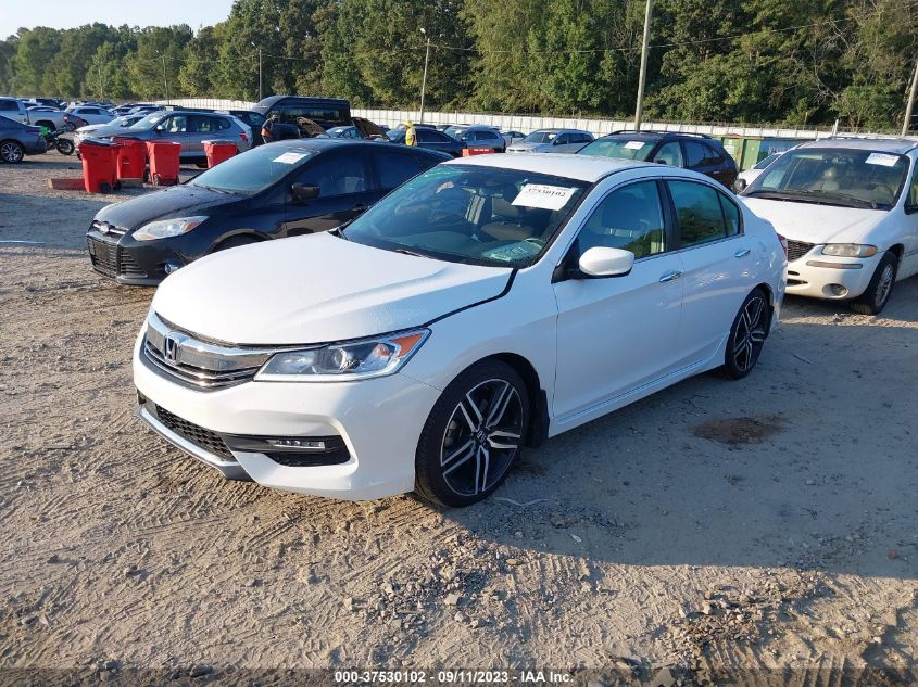 2016 HONDA ACCORD SEDAN SPORT - 1HGCR2F60GA172805