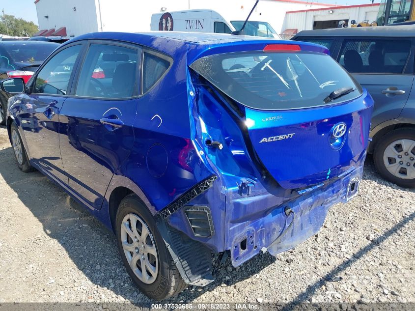 2013 HYUNDAI ACCENT GS - KMHCT5AE7DU111067