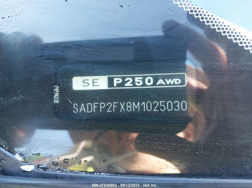 VIN SADFP2FX8M1025030 2021 JAGUAR E-PACE SE
