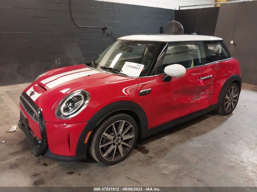 VIN WMW53DH05P2T87035 MINI Hardtop 2 Door COOPER S 2023 2