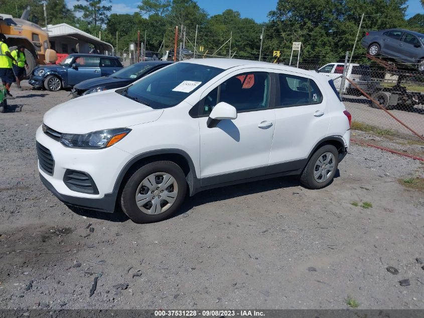 2017 CHEVROLET TRAX LS - 3GNCJKSB7HL274502