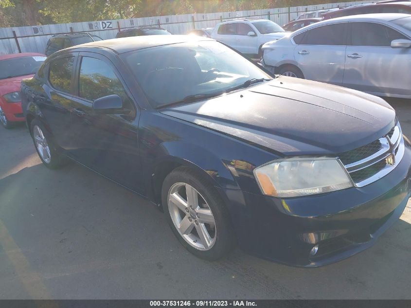2013 DODGE AVENGER SXT - 1C3CDZCBXDN679789