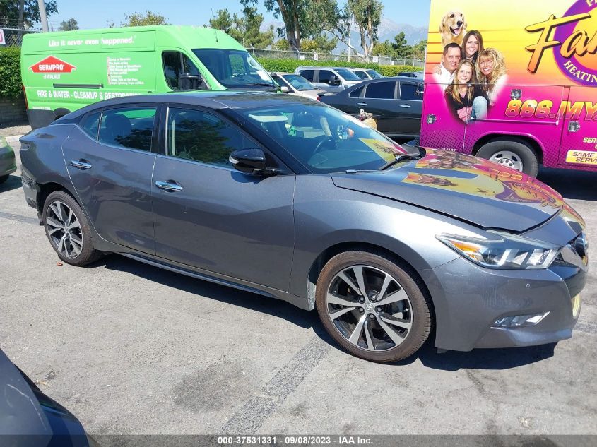 2018 NISSAN MAXIMA SV - 1N4AA6AP4JC380269