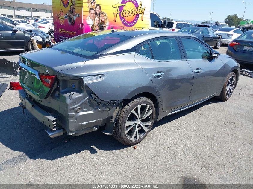 2018 NISSAN MAXIMA SV - 1N4AA6AP4JC380269