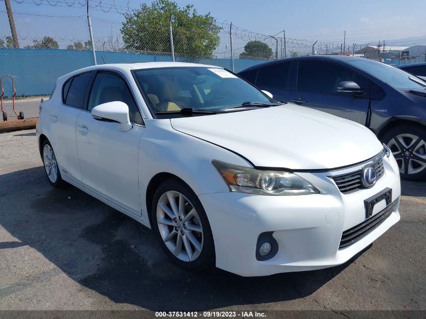 2013 LEXUS CT 200H HYBRID - JTHKD5BH3D2149413