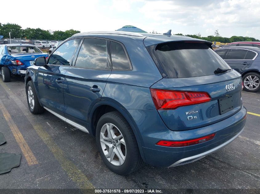 2018 AUDI Q5 PREMIUM/TECH PREMIUM - WA1ANAFY9J2091777