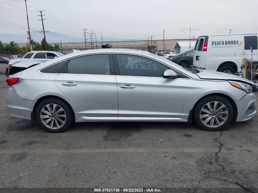 2017 HYUNDAI SONATA SPORT - 5NPE34AF1HH586312